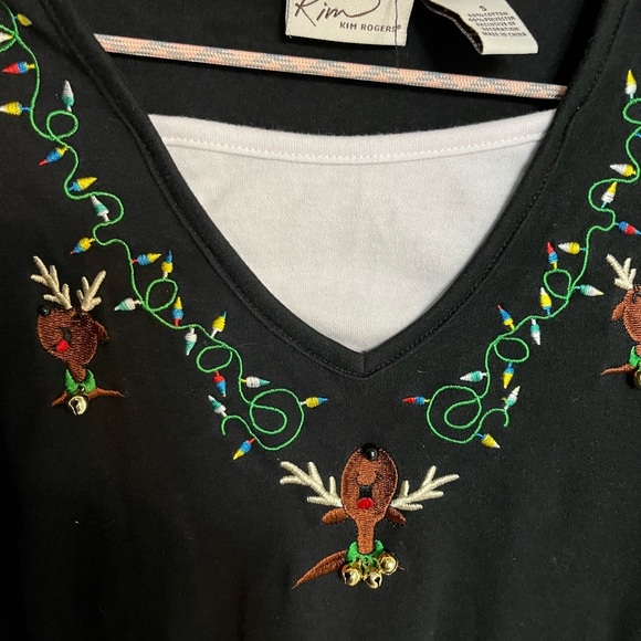 Kim Rogers Christmas Top S - Picture 6 of 6